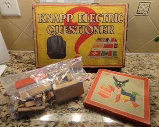 Knapp Electric /German Toys sold/German Blocks sold