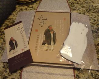 Silk Stamp Album of Confucius