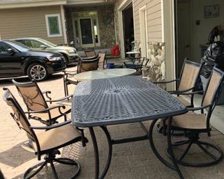 Wrought aluminum 10 piece set