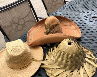 Mexican 19th Century Military hat and 2 others