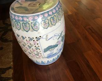 Garden Porcelain Stool