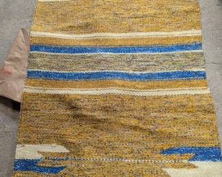 Gold & Blue rug