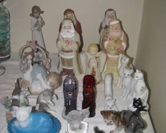 Fenton, Lladro and others.