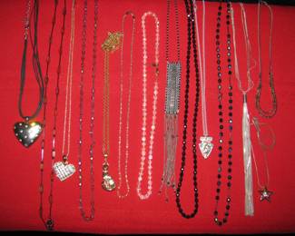Some of the necklaces