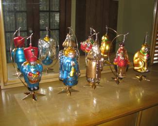 Mercury glass ornaments