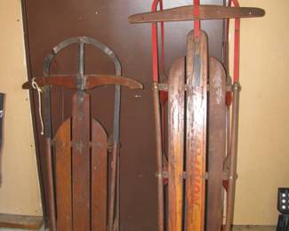 Vintage sleds