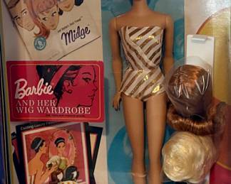 Barbie Collector 1963 Repro “Barbie & Her Wig Wardrobe” Still in Box
