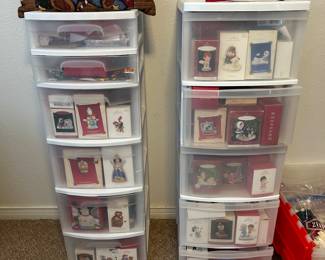 HUGE collection of Hallmark ornaments (including vintage)