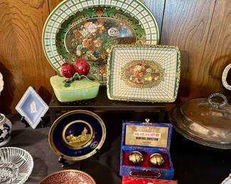Nice collection of collective plates & decor