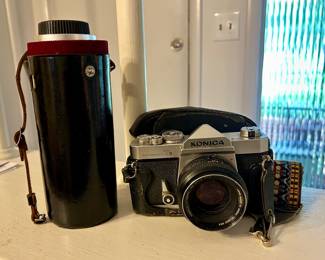Cool vintage Konica 35mm & Lens