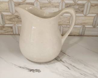 ANTIQUE STONEWARE PITCHER
