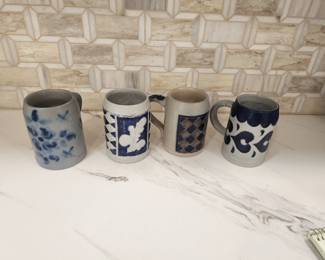 GERMAN SALT GLAZE.25LITER MUGS