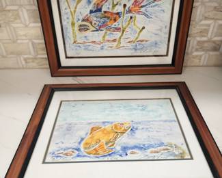 2 LIMITED EDITION FISH PRINTS BY LADD