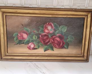 OIL PAINTING OF ROSES