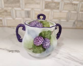 HAND PAINTED SUGAR DISH