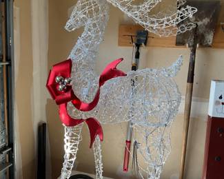 Large lighted Reindeer for the yard