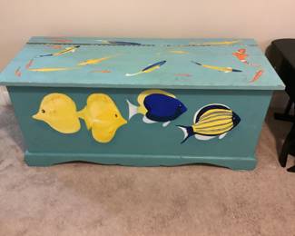 Hand Painted Toy Chest