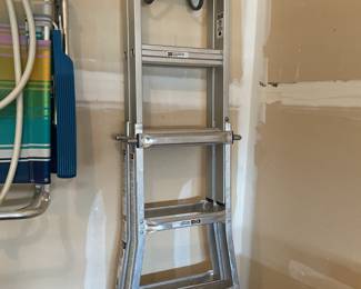Werner folding aluminum ladder