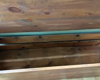 inside of trunk. back is open
