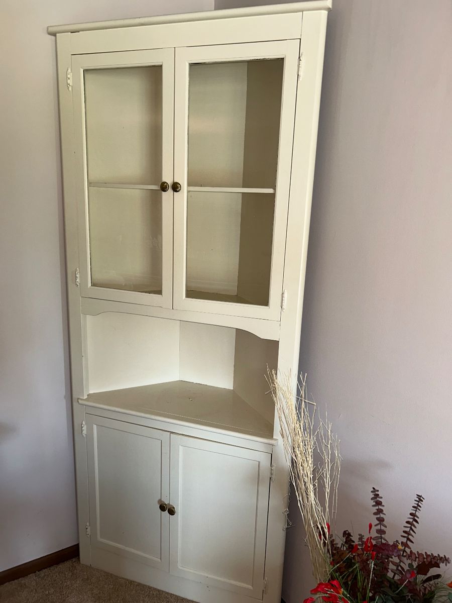 Corner Cabinet 80"T x 34"W x 14"D $150.00