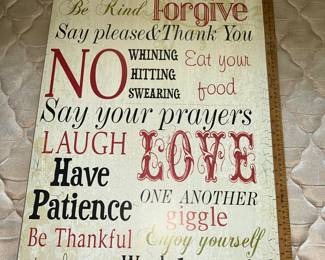 Family Sign $10.00