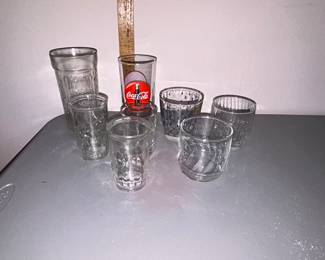 8 Various Glasses $8.00