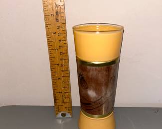 Cream Glass with Pineapple $3.00