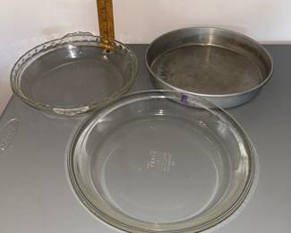 3 Pie Plates $9.00