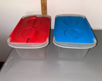 2 Plastic Containers $4.00