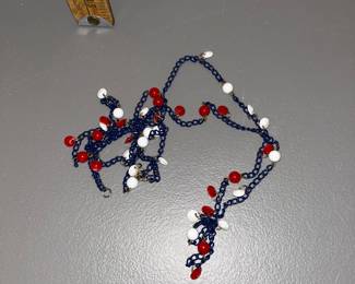 Red, White and Blue Necklace $3.00