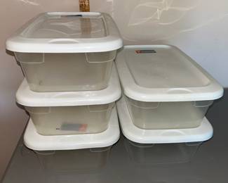 5 Storage Shoe Size Containers $5.00