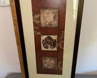 Framed Leaf Art $10.00