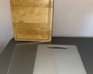 3 Cutting Boards $8.00