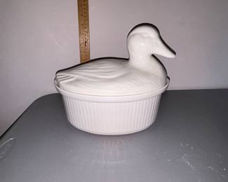 Porcelain Duck Roaster $15.00