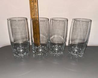 4 Water Glass Set $6.00