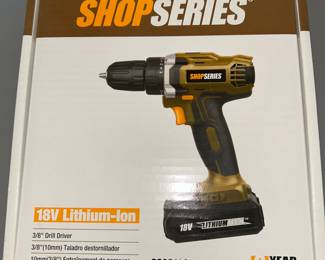 Shop Series Drill $18.00