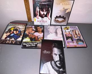 All DVD's Shown $14.00
