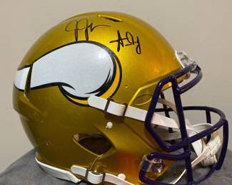 Justin Jefferson signed helmet