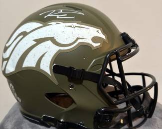 Russell Wilson signed helmet