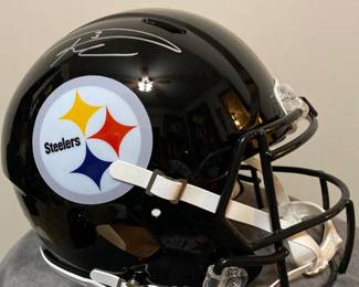 Russell Wilson signed helmet