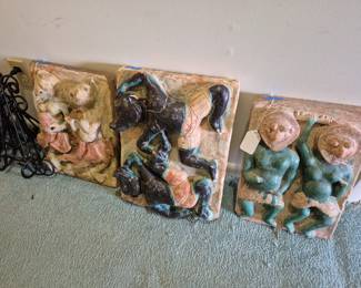 Antique Temple Tiles Asian
