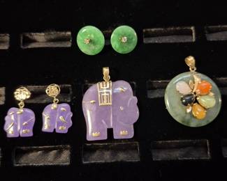 Jade gold jewelry