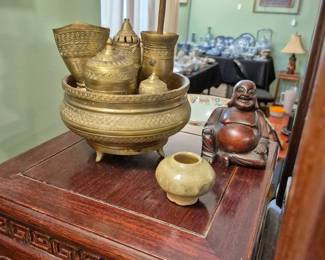 Brass betel box