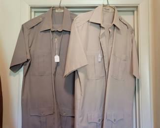 Vintage military uniforms