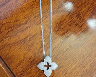 Roberto Coin 18k diamond necklace 