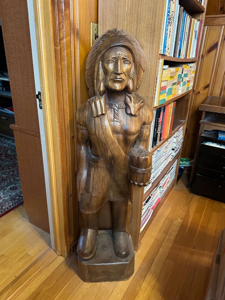 Wood Carving Native American Indian