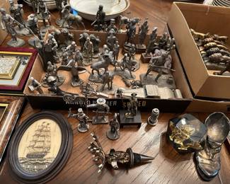 Lots of Pewter Figures