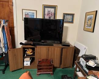 Pictures, TV, Credenza
