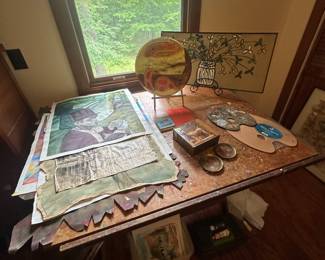 Vintage drafting table
