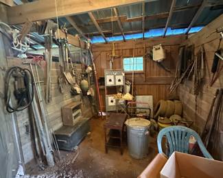 barn full of all kinds of items